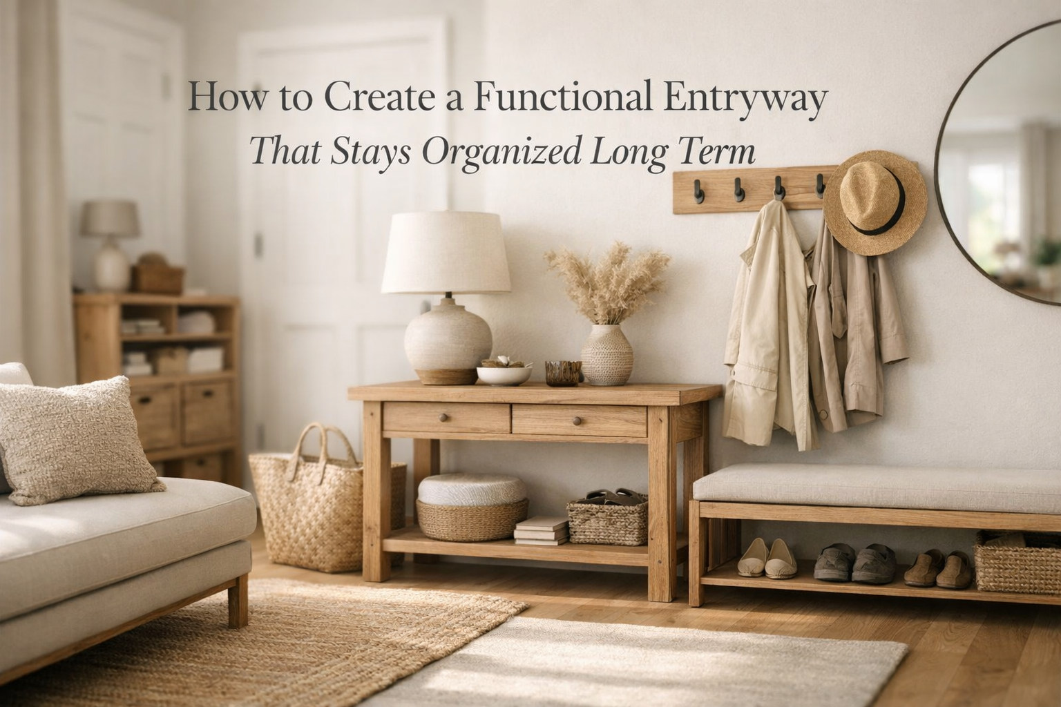 How to Create a Functional Entryway That Stays Organized Long Term
