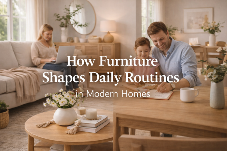 how furniture shapes daily routines