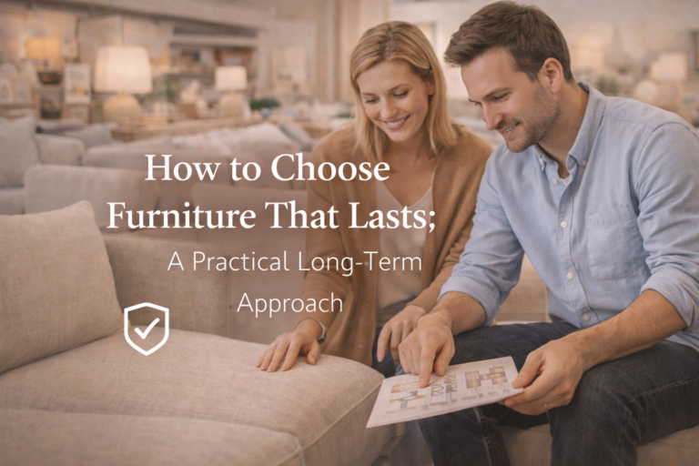 how to choose furniture that lasts