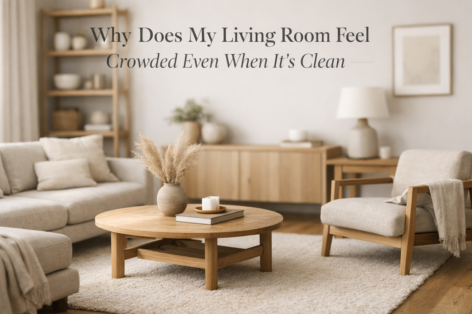 why does my living room feel crowded